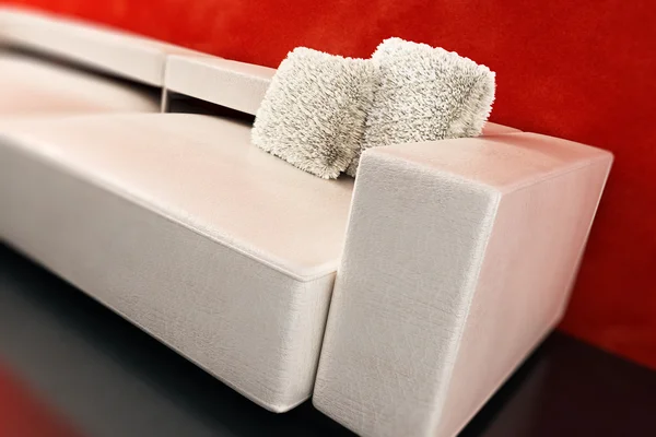 现代沙发 3d 渲染 — 图库照片