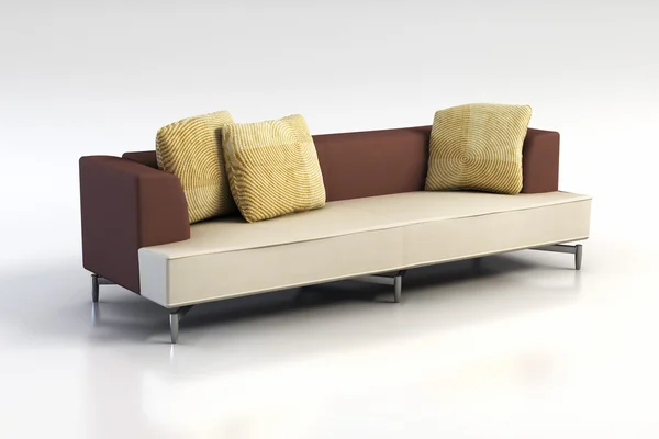 Sofa 3D rendering — Stock Photo, Image
