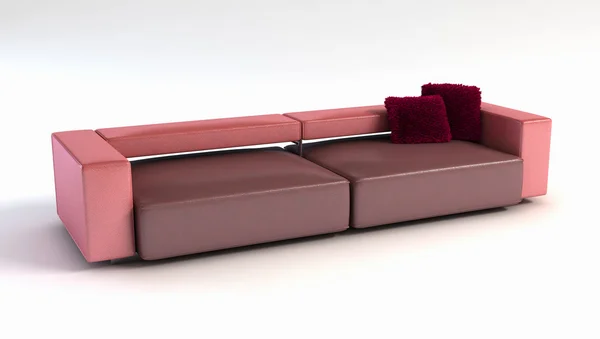 Canapé moderne rendu 3d — Photo