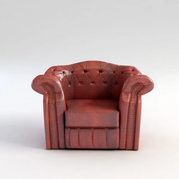 经典扶手椅 3d 渲染 — 图库照片