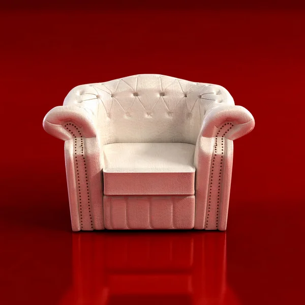 Classic armchair 3D rendering — Stock Photo, Image