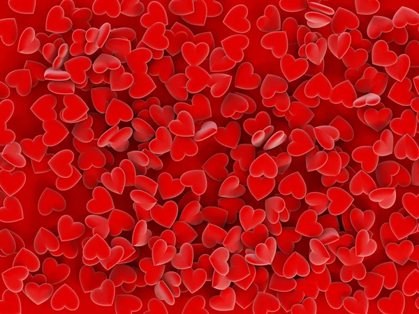 Pattern from hearts — Stock Photo, Image