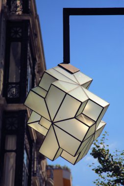 Straat lantaarn in granada, Spanje