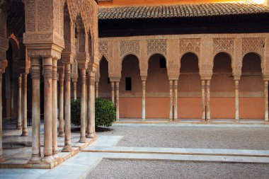 Alhambra veranda, granada, İspanya