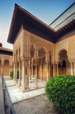 Alhambra veranda, granada, İspanya