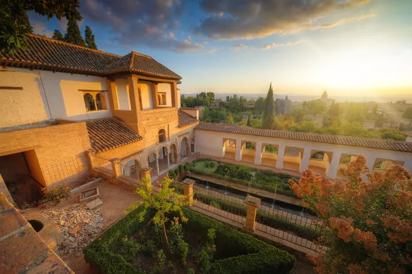 Alhambra Palace, Granada, Spain — стоковое фото