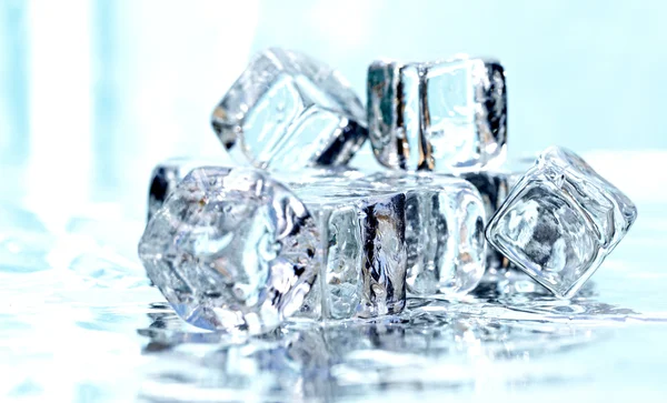 Melting ice cubes Stock Image