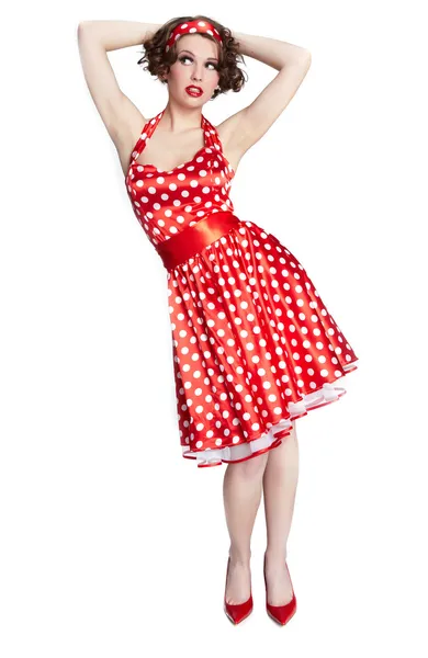 Pin-up girl. American style Stock Image