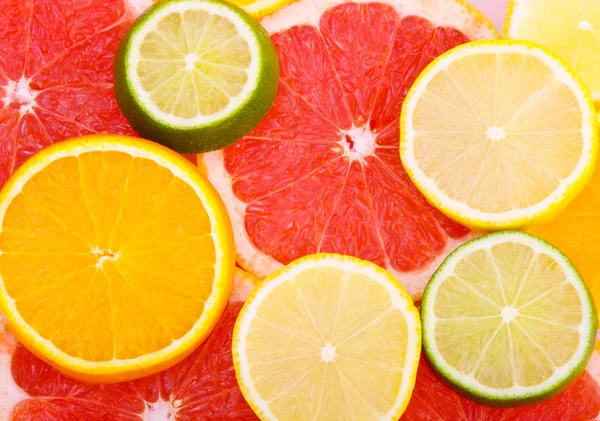 Heldere citrusvruchten — Stockfoto