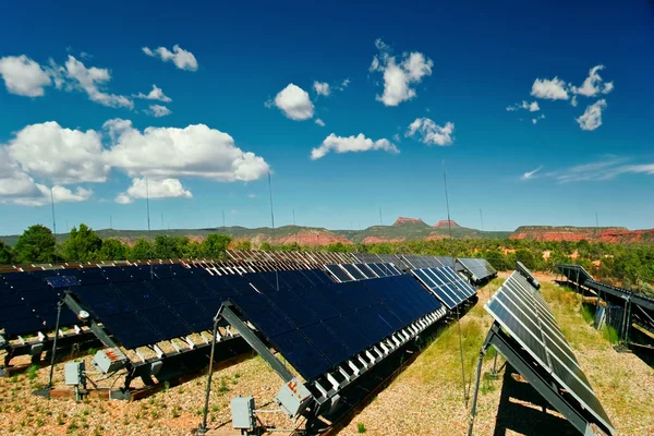 stock image Solar panels