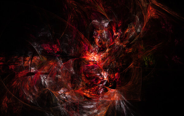 Abstract digital fractal