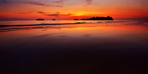 Vacker solnedgång — Stockfoto