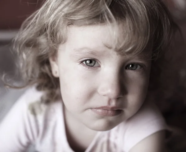 Θλιμμένο παιδί — Φωτογραφία Αρχείου