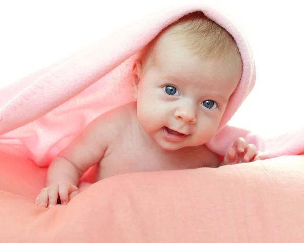 Μωρό κάτω από την κουβέρτα — Φωτογραφία Αρχείου