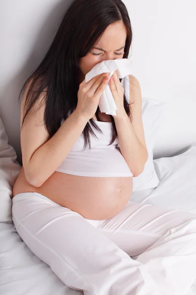 Malattia della donna incinta — Foto Stock