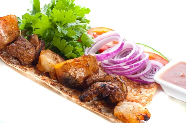 Shish kebab — Stockfoto