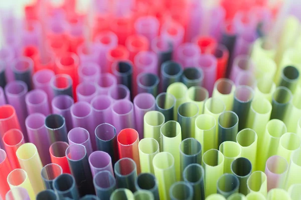 stock image Colorful straws