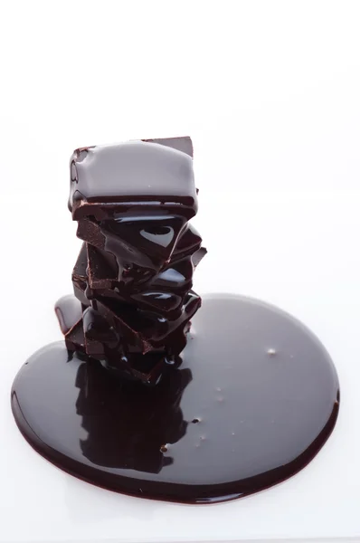 Choklad på en ljus bakgrund — Stockfoto