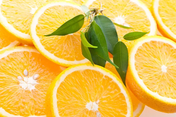 Orangenscheibe. — Stockfoto