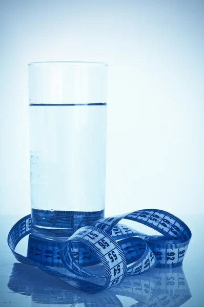 Ποτήρι καθαρό νερό — Φωτογραφία Αρχείου