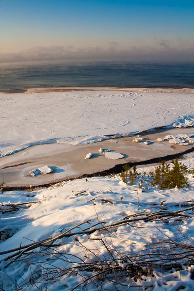 Zee in de winter — Stockfoto
