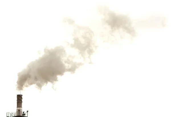 Грязный дым изолирован — стоковое фото