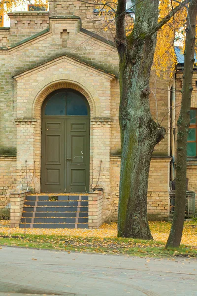 stock image Closed door with arc