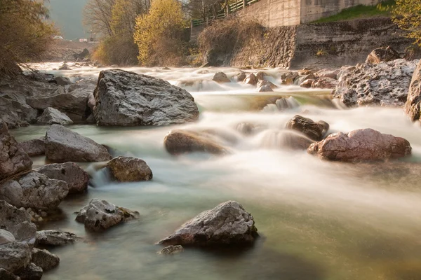 stock image Waterfall with stones