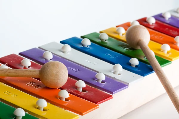 Xylofon i flera färger — Stockfoto