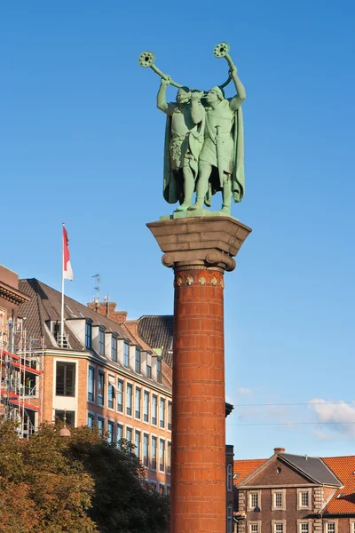 Przynęty dmuchawy kolumna. Kopenhaga, dania — Zdjęcie stockowe