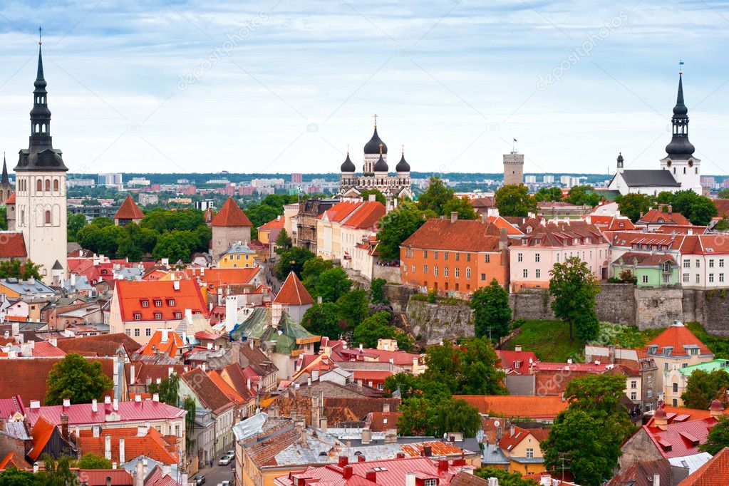Tallinn from above, Estonia