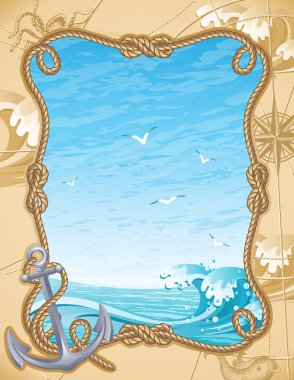 Sailing background clipart