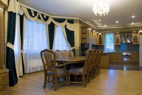Klassieke interieur van woonkamer — Stockfoto