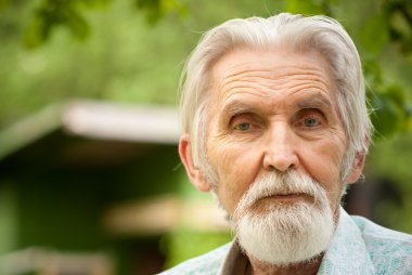 yaşlı bir adam portresi