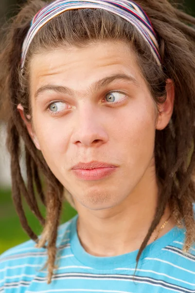 Young man with dreadlocks — Stock Photo, Image
