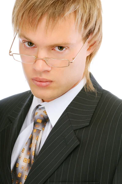 Portrait of young businessman close up — Stock Photo, Image