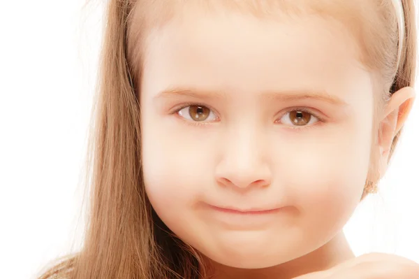 Portret van prachtige preschool kind close-up — Stockfoto