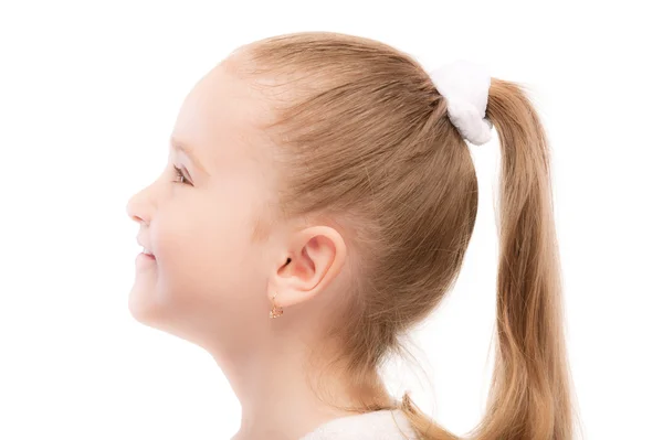 Portret dziecka w wieku przedszkolnym piękny profil — Zdjęcie stockowe