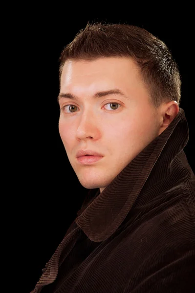 メンズデミ - 茶色のジャケットの男性 — ストック写真