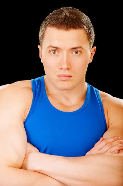 Portrét výkonné sportovce — Stock fotografie