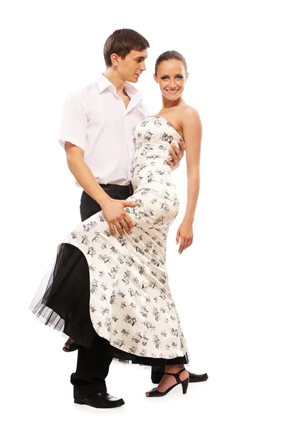 Salsa dancers — Stock Photo, Image