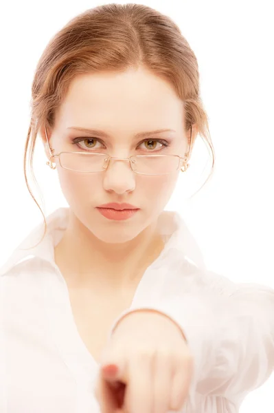 Portrait close up of young woman — Stock Photo, Image