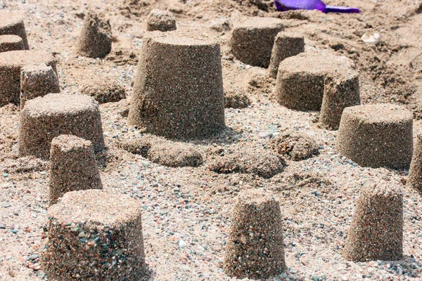 stock image Sand towers