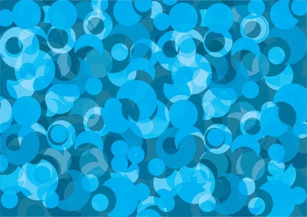 Fundo azul com círculos — Fotografia de Stock