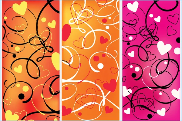 Valentines abstract background — Stock Vector
