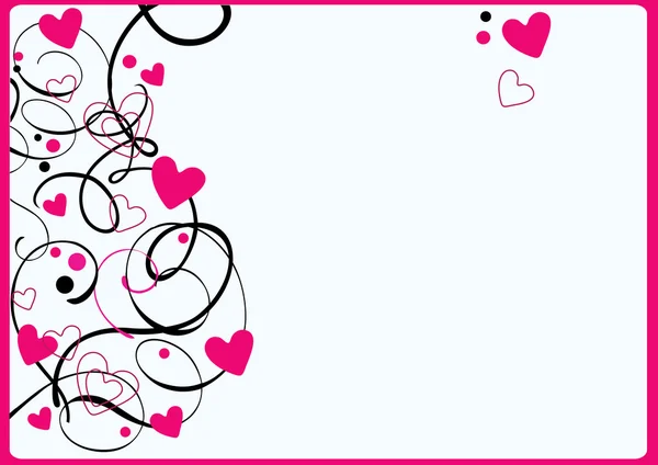 Valentines fond abstrait — Image vectorielle