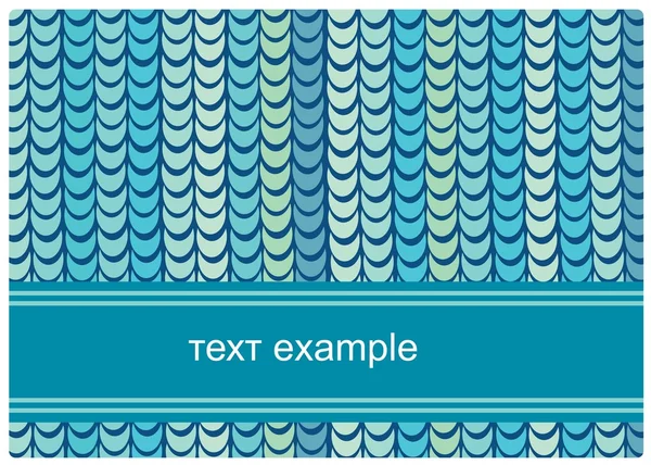 Blauer Hintergrund mit Wellen — Stockvektor