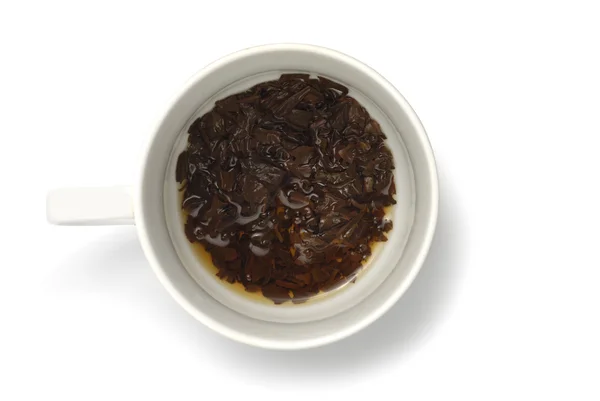 stock image Tea Leaves Bottoms Cup