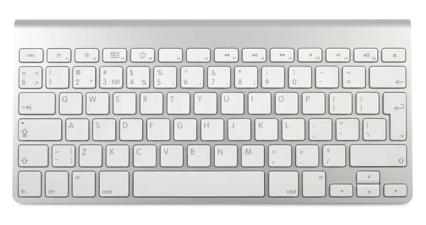 Стильная металлическая клавиатура — стоковое фото