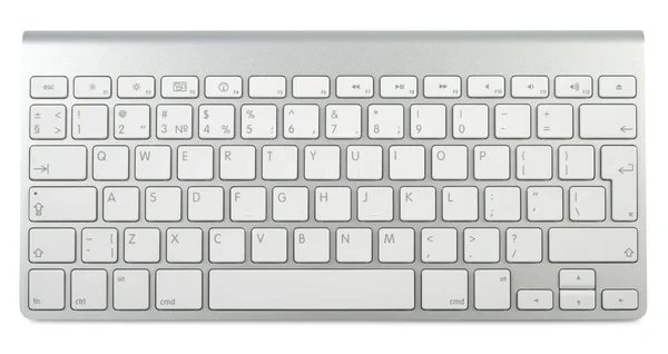 Kovová klávesnice ve stylu Stock Obrázky
